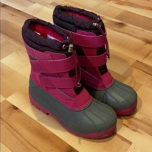 Lands End Snow Boots - kids size 4